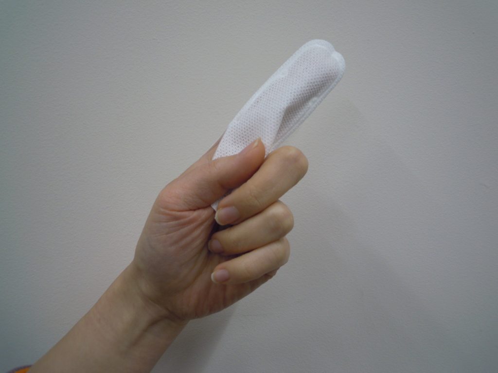 指サック使用イメージ